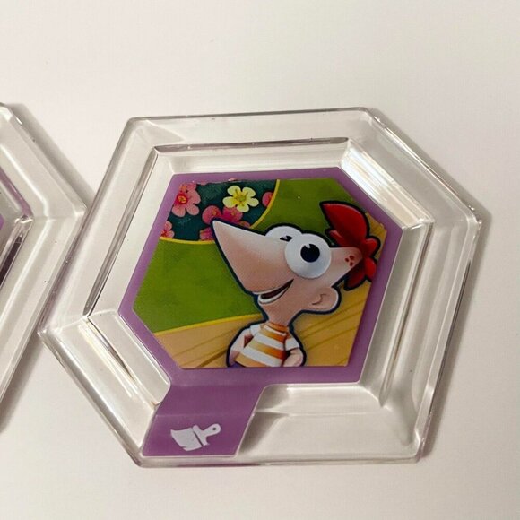 Disney Infinity Phineas and Ferb Toy Box Pack Phineas and Agent P Figures - Picture 16 of 16